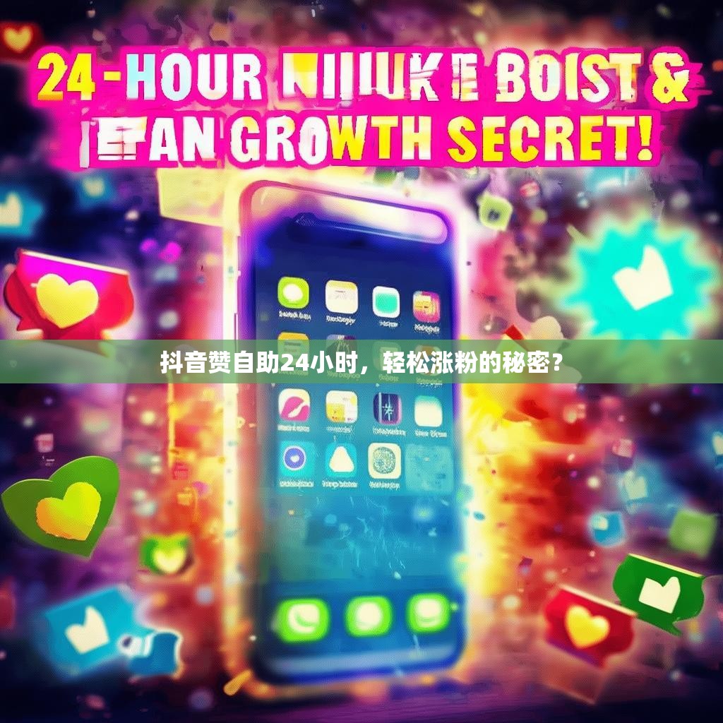 抖音赞自助24小时，轻松涨粉的秘密？