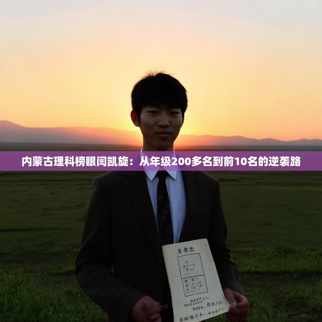 内蒙古理科榜眼闫凯旋：从年级200多名到前10名的逆袭路