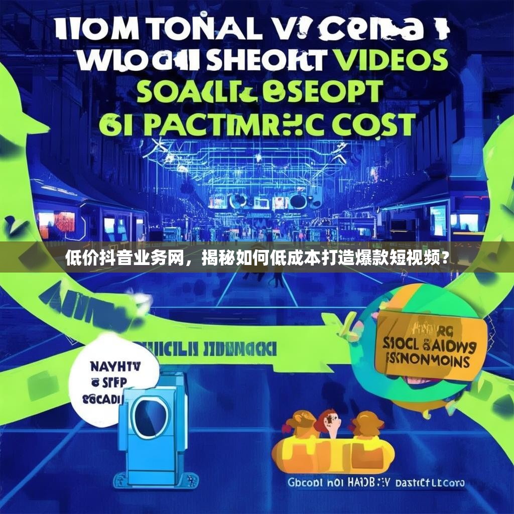 低价抖音业务网，揭秘如何低成本打造爆款短视频？