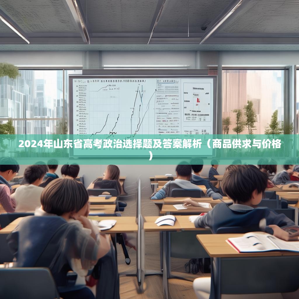 2024年山东省高考政治选择题及答案解析（商品供求与价格）