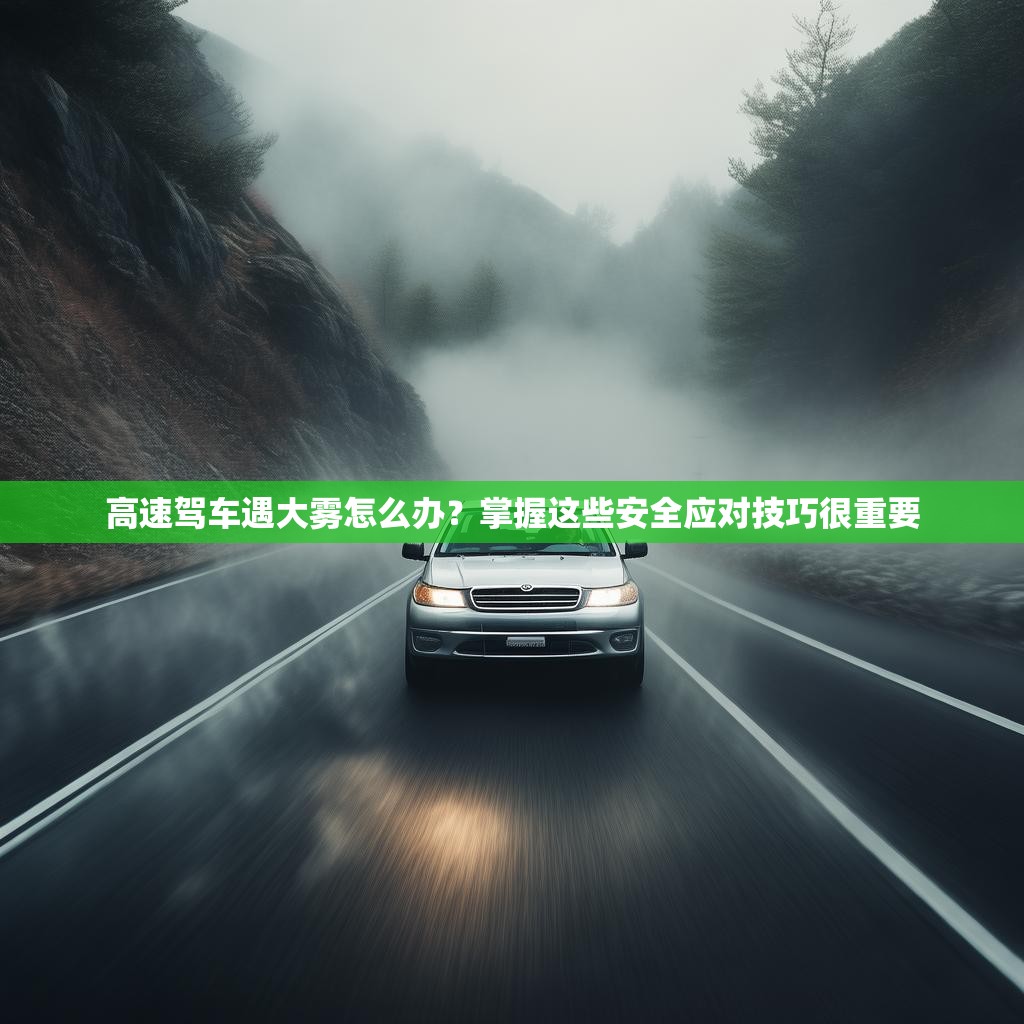 高速驾车遇大雾怎么办？掌握这些安全应对技巧很重要