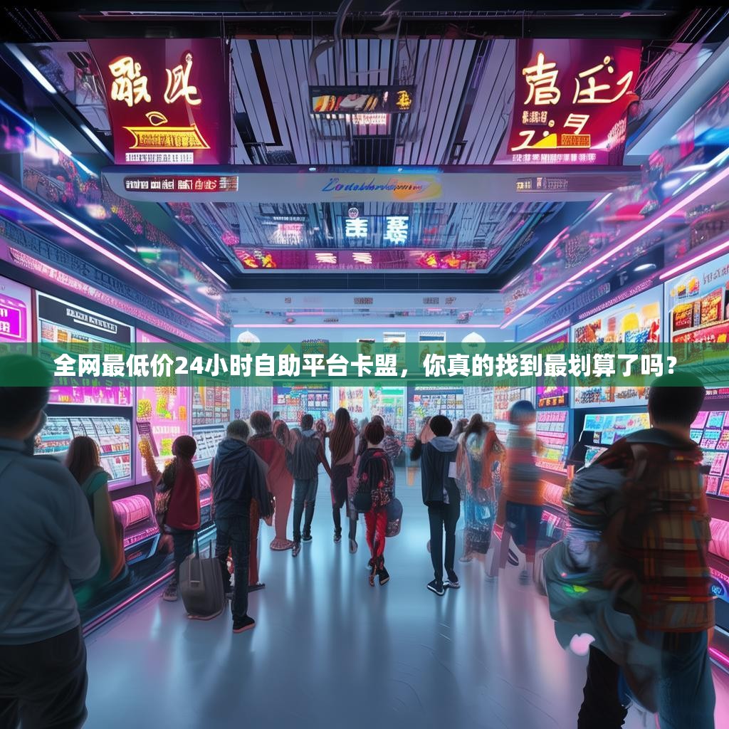 全网最低价24小时自助平台卡盟，你真的找到最划算了吗？