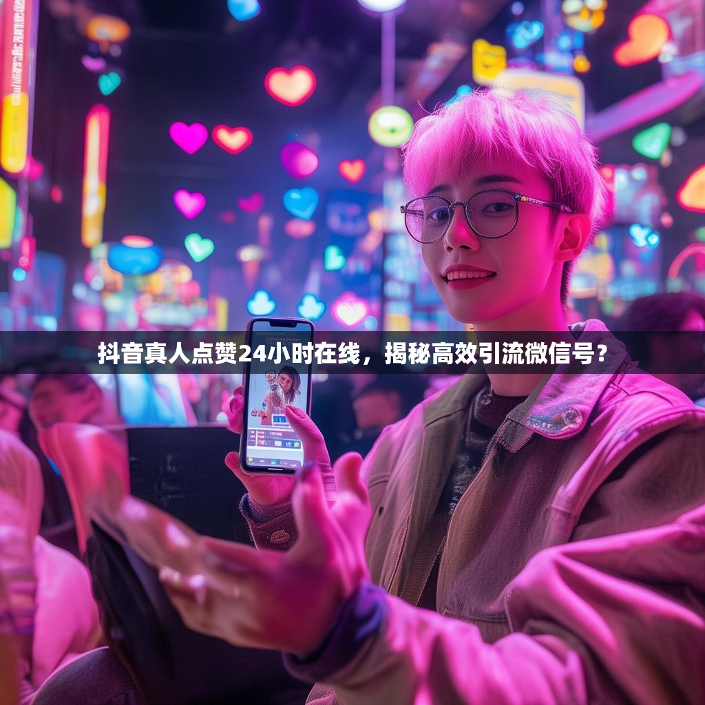 抖音真人点赞24小时在线，揭秘高效引流微信号？