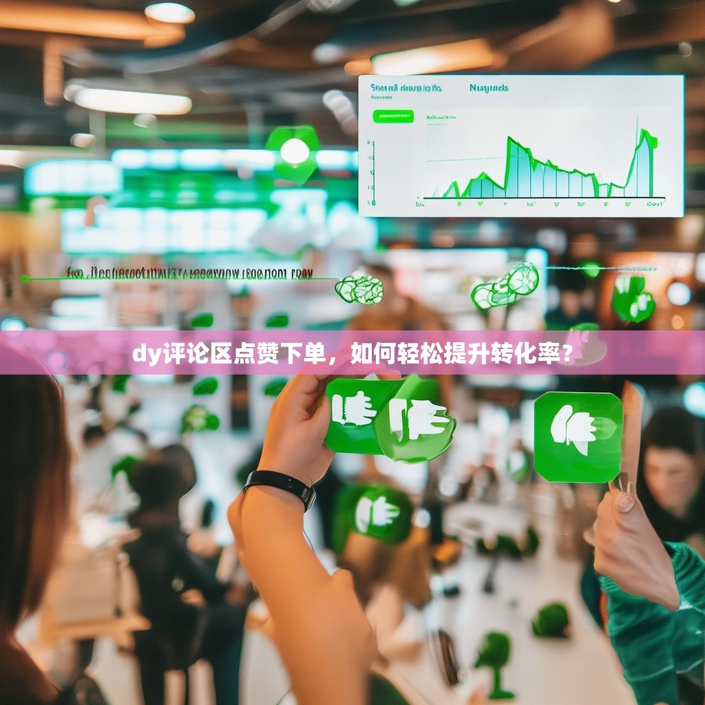 dy评论区点赞下单，如何轻松提升转化率？