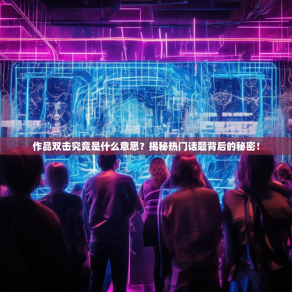 作品双击究竟是什么意思？揭秘热门话题背后的秘密！