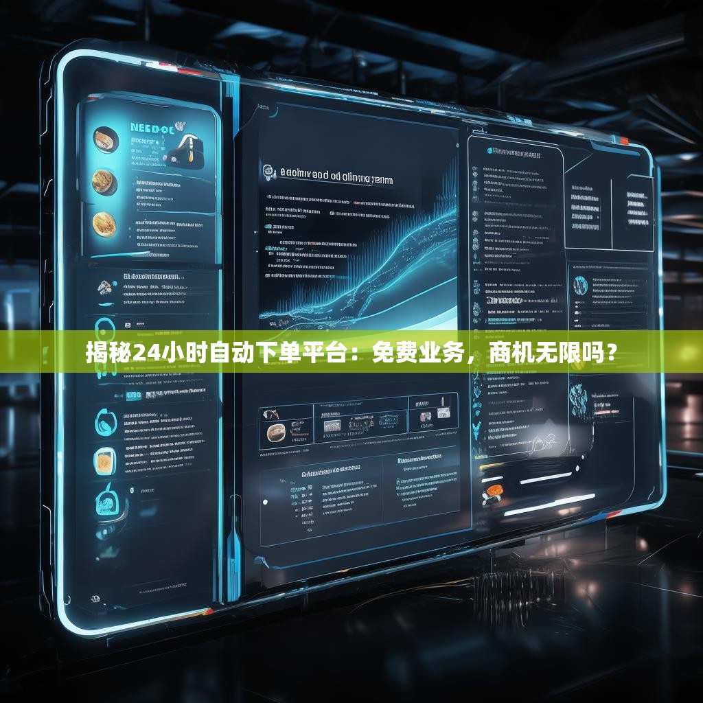 揭秘24小时自动下单平台：免费业务，商机无限吗？