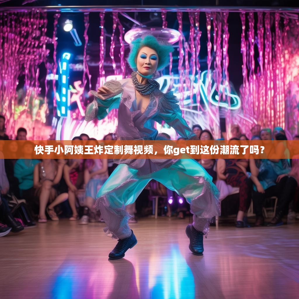 快手小阿姨王炸定制舞视频，你get到这份潮流了吗？
