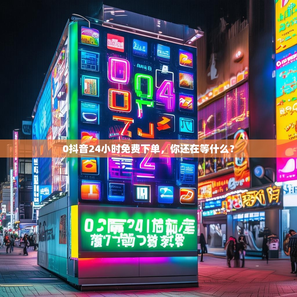 0抖音24小时免费下单，你还在等什么？