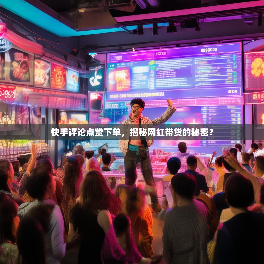 快手评论点赞下单，揭秘网红带货的秘密？