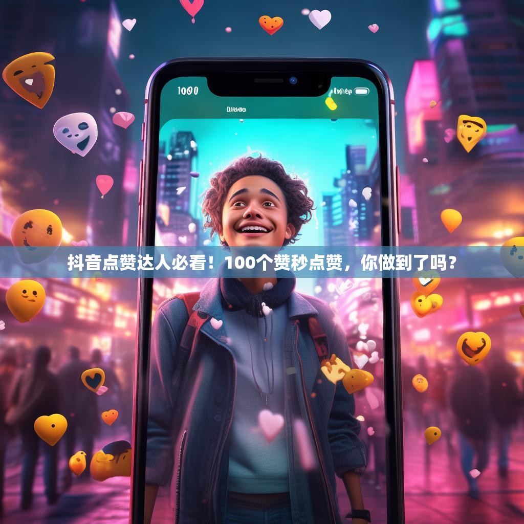 抖音点赞达人必看！100个赞秒点赞，你做到了吗？