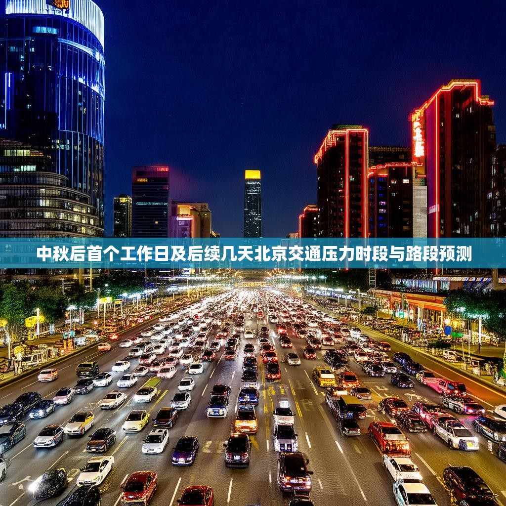中秋后首个工作日及后续几天北京交通压力时段与路段预测