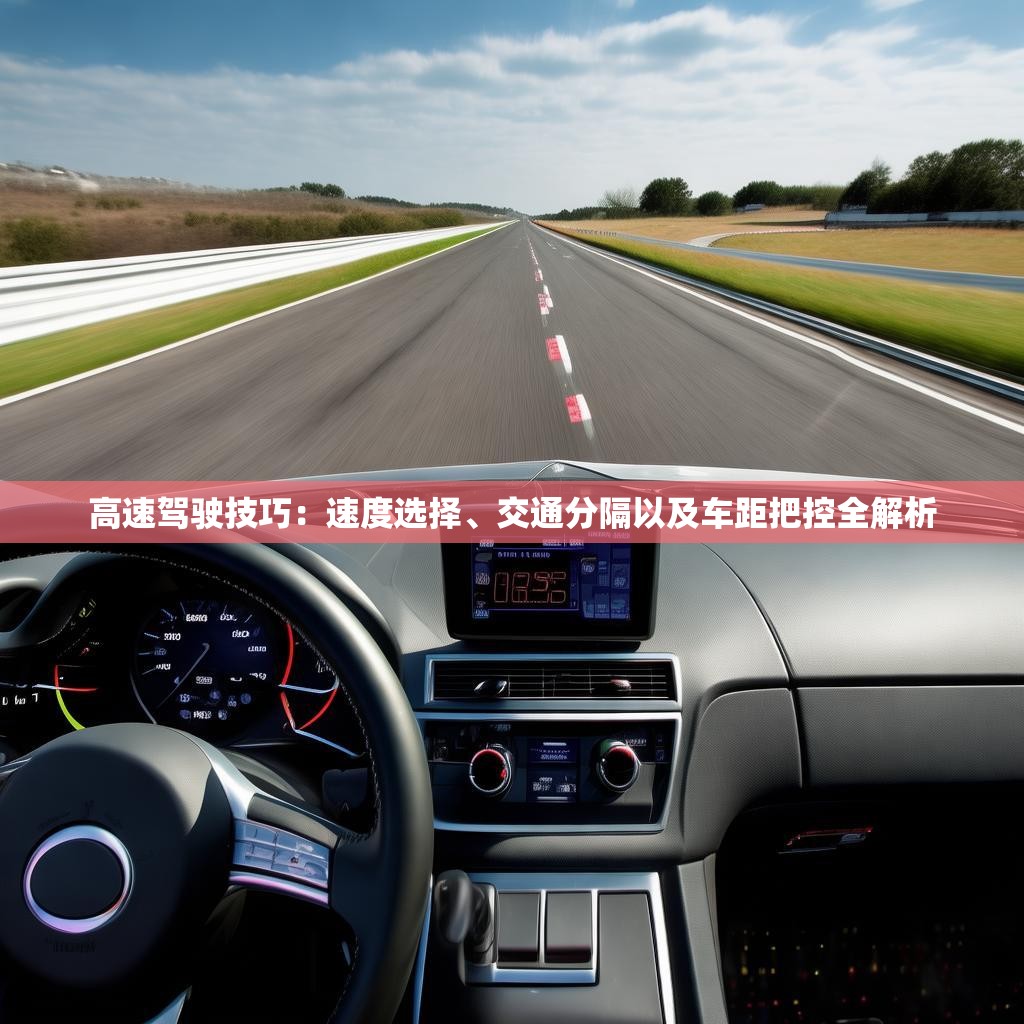 高速驾驶技巧：速度选择、交通分隔以及车距把控全解析