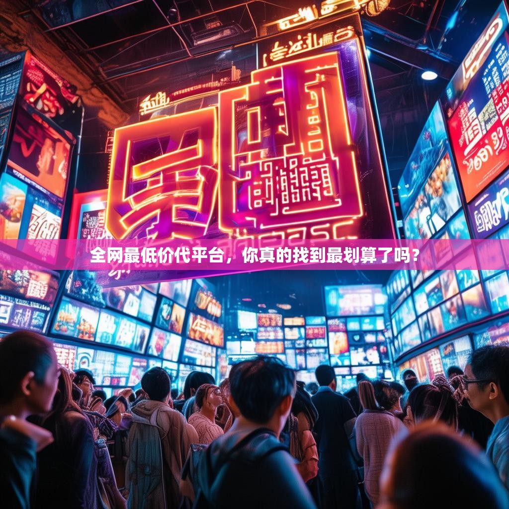 全网最低价代平台，你真的找到最划算了吗？