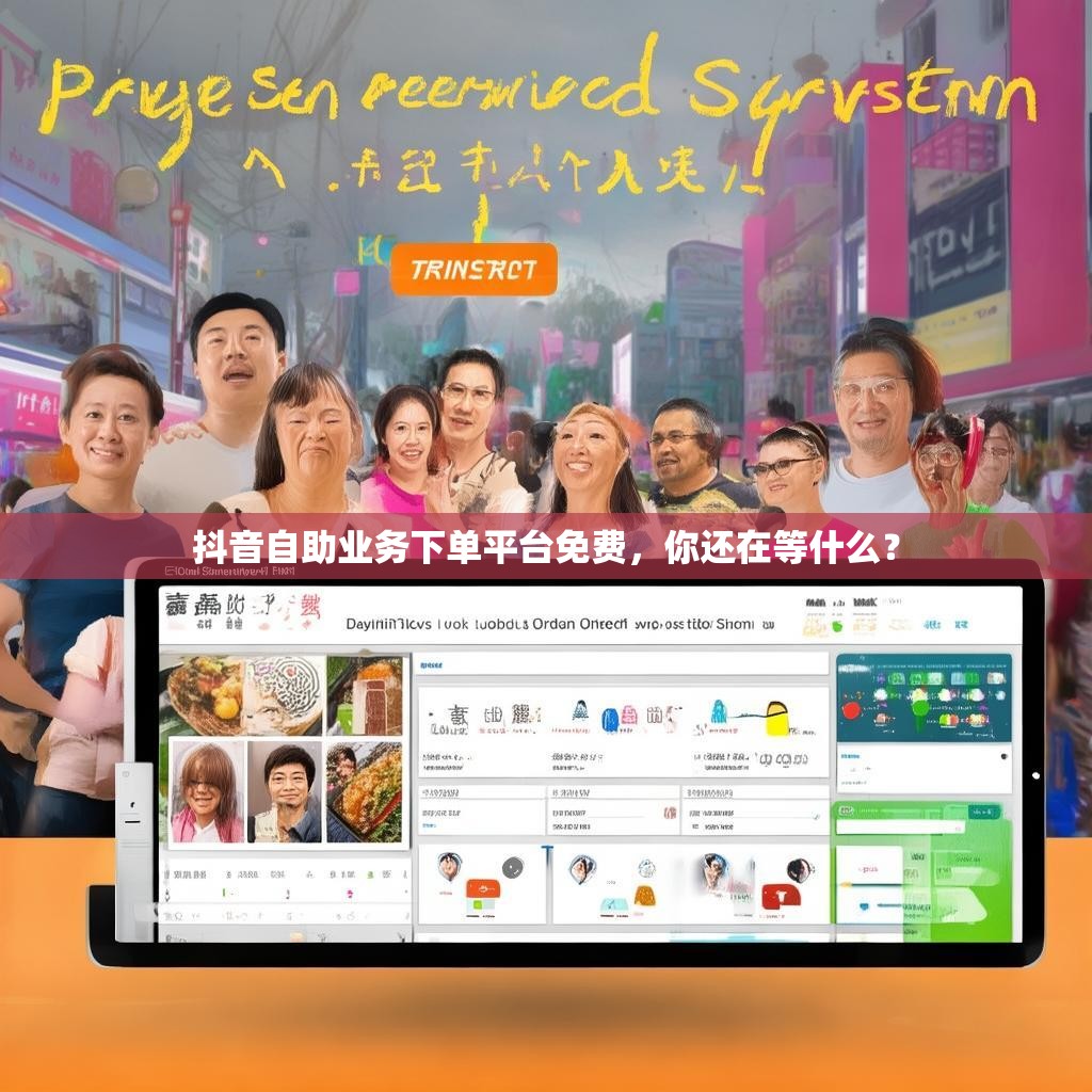 抖音自助业务下单平台免费，你还在等什么？
