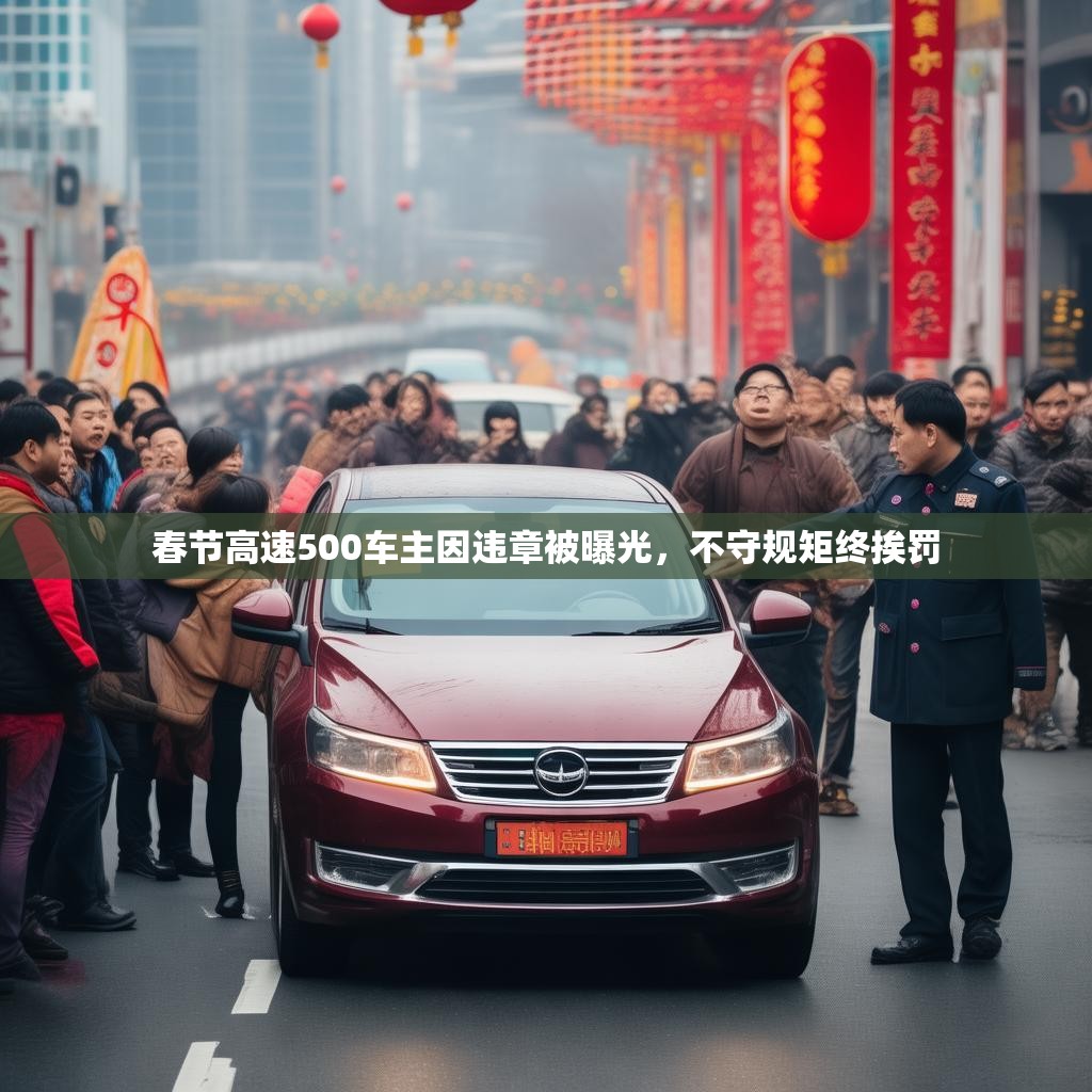 春节高速500车主因违章被曝光，不守规矩终挨罚