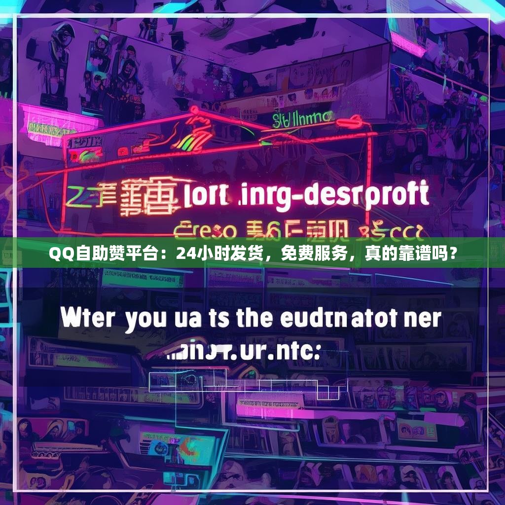 QQ自助赞平台：24小时发货，免费服务，真的靠谱吗？