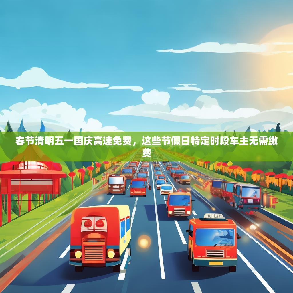 春节清明五一国庆高速免费，这些节假日特定时段车主无需缴费