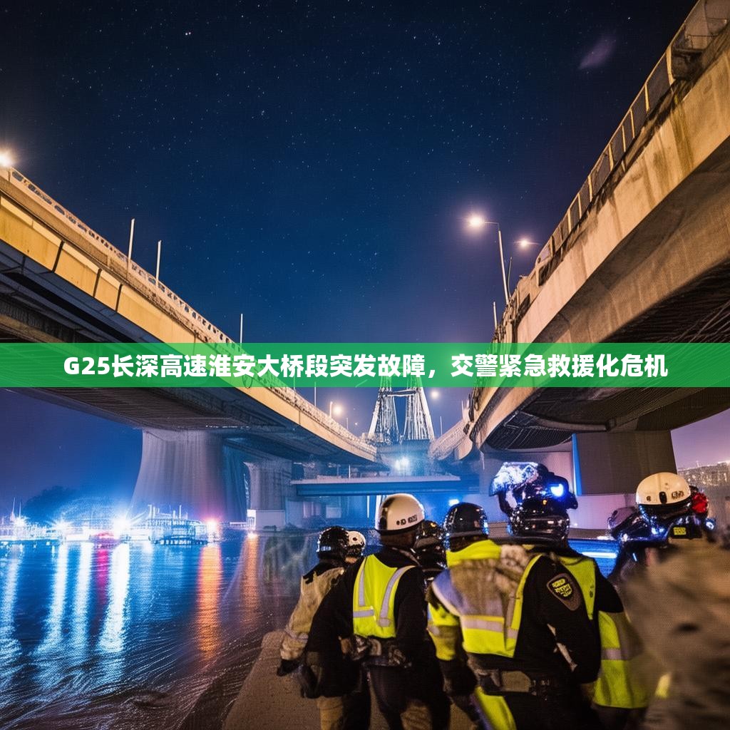 G25长深高速淮安大桥段突发故障，交警紧急救援化危机