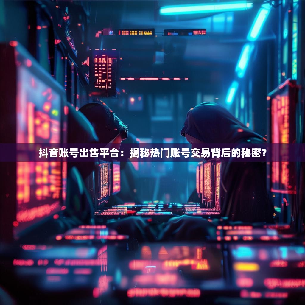 抖音账号出售平台：揭秘热门账号交易背后的秘密？