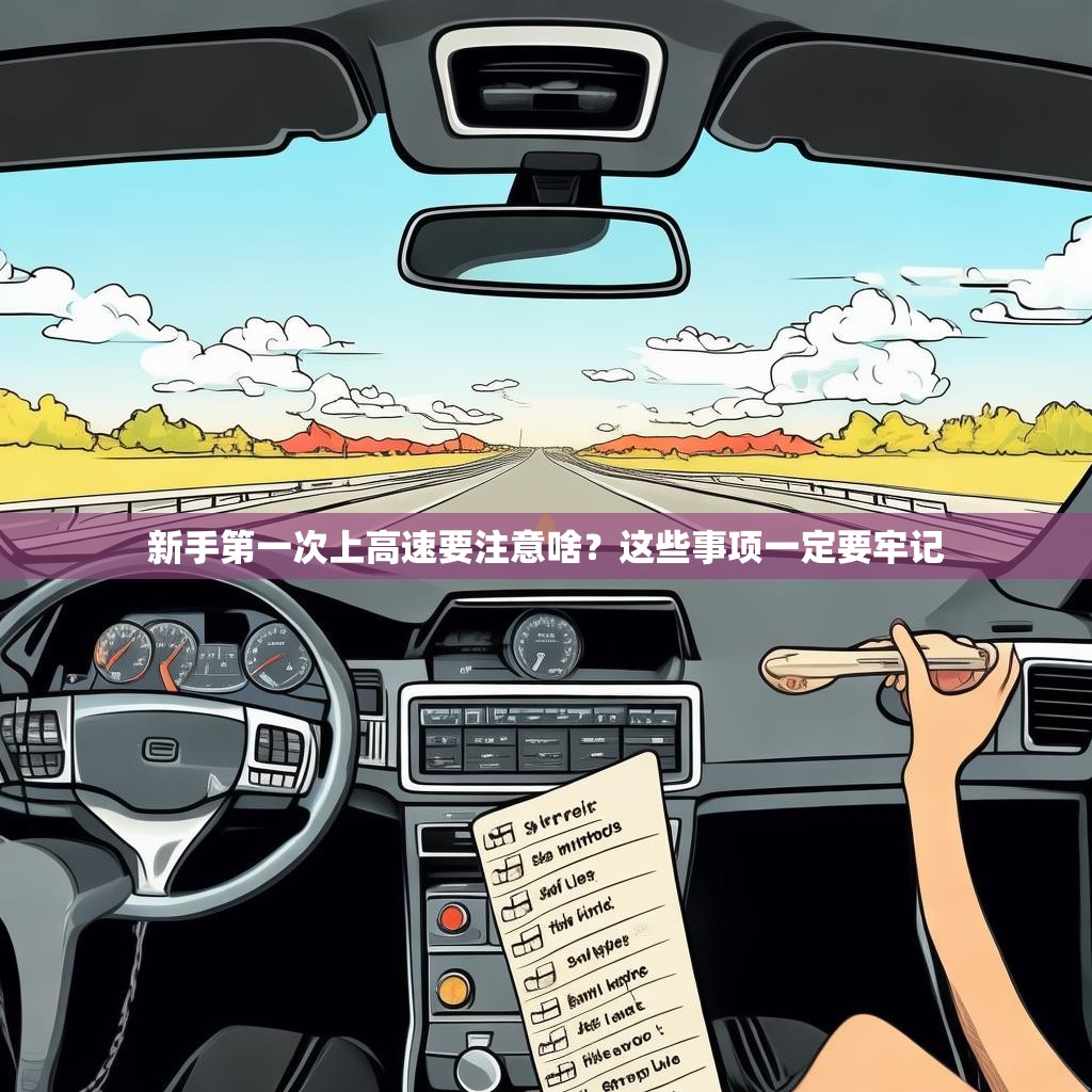 新手第一次上高速要注意啥？这些事项一定要牢记