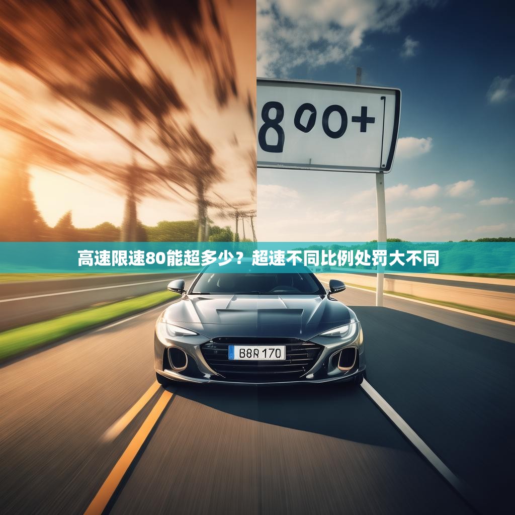 高速限速80能超多少？超速不同比例处罚大不同