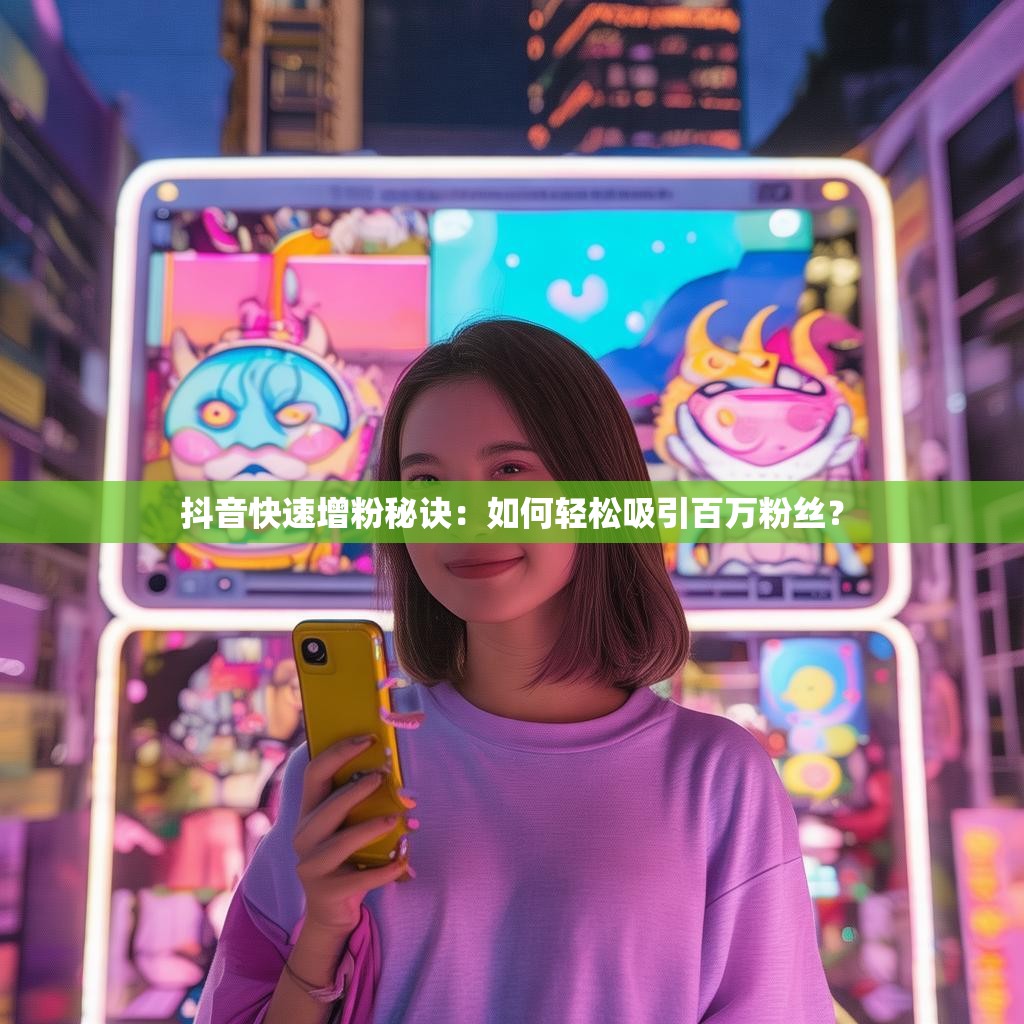 抖音快速增粉秘诀：如何轻松吸引百万粉丝？