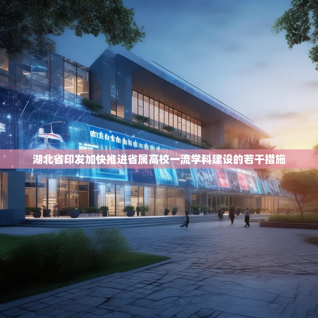 湖北省印发加快推进省属高校一流学科建设的若干措施