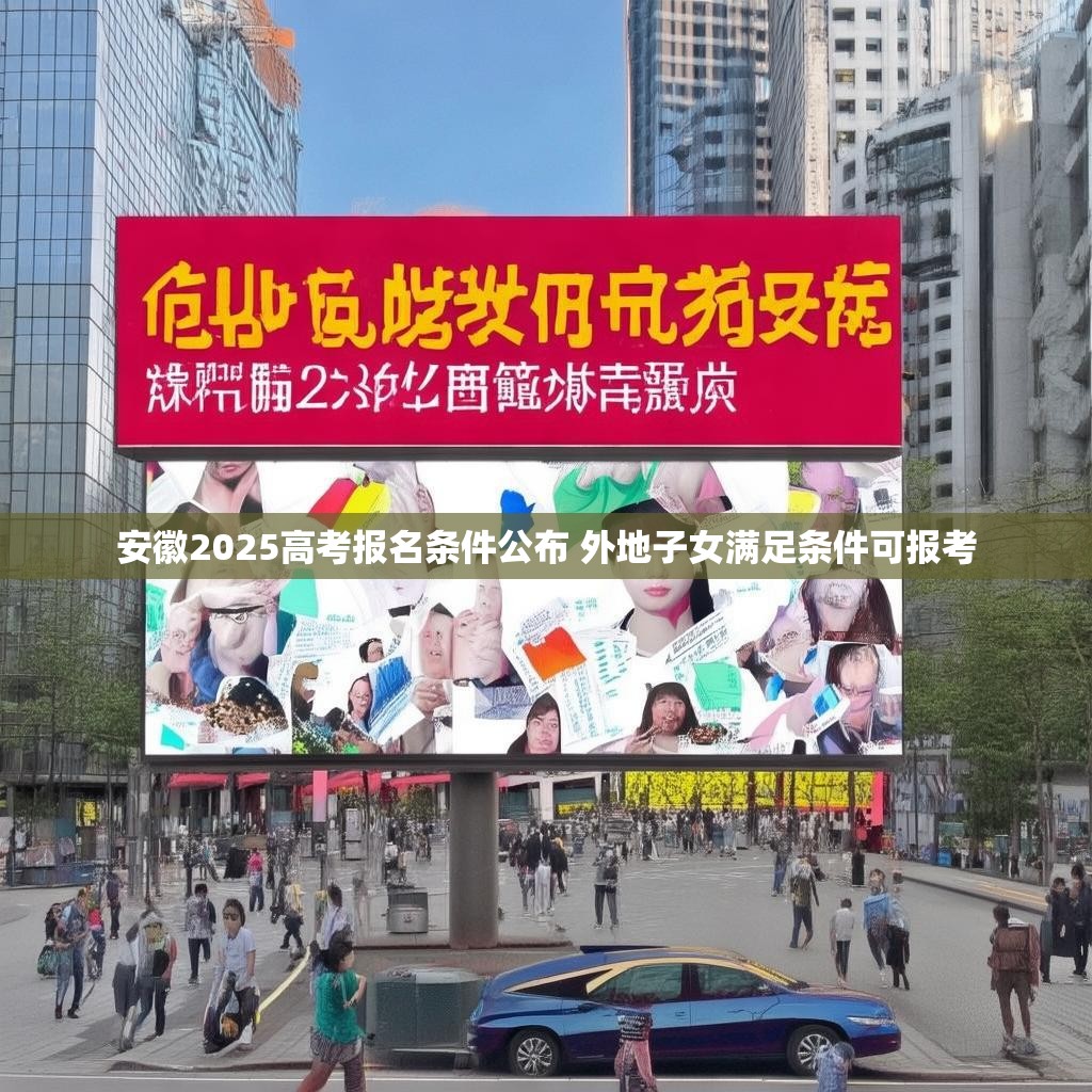 安徽2025高考报名条件公布 外地子女满足条件可报考