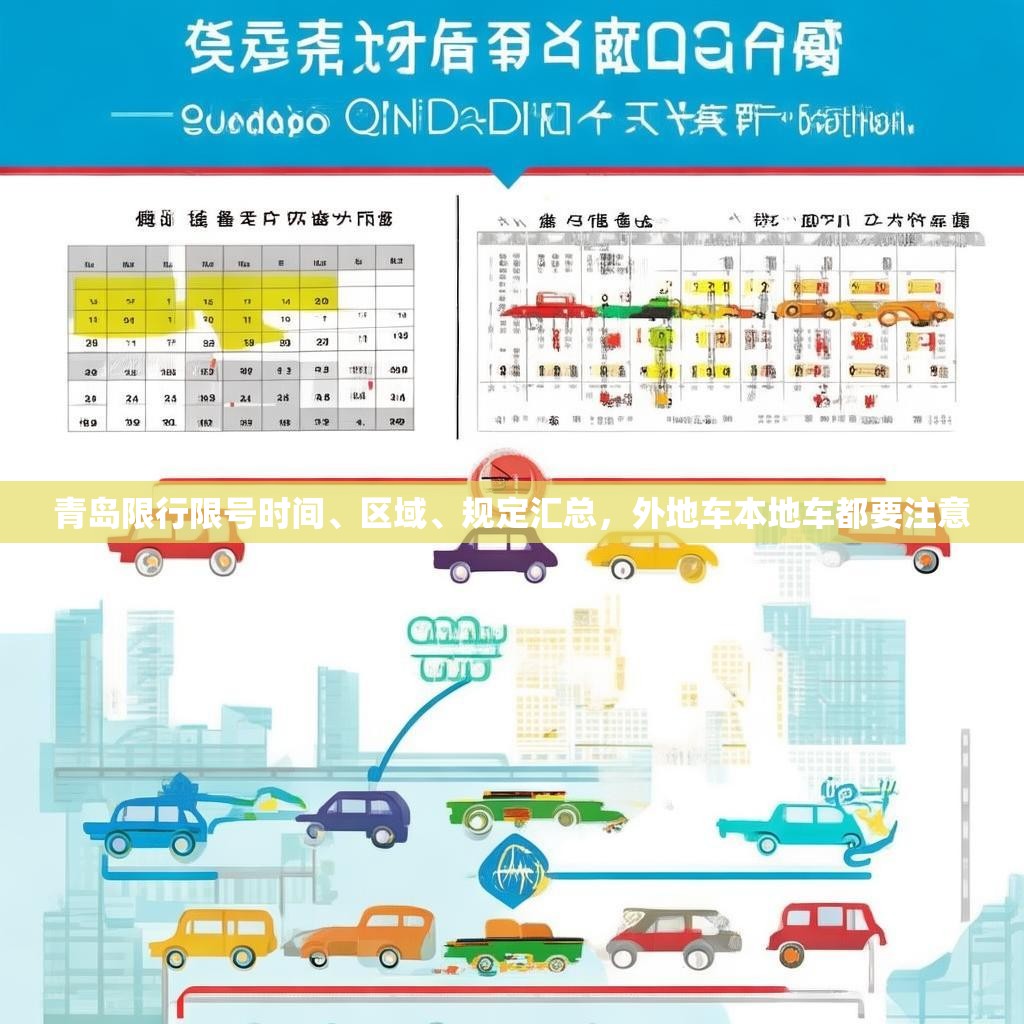 青岛限行限号时间、区域、规定汇总，外地车本地车都要注意