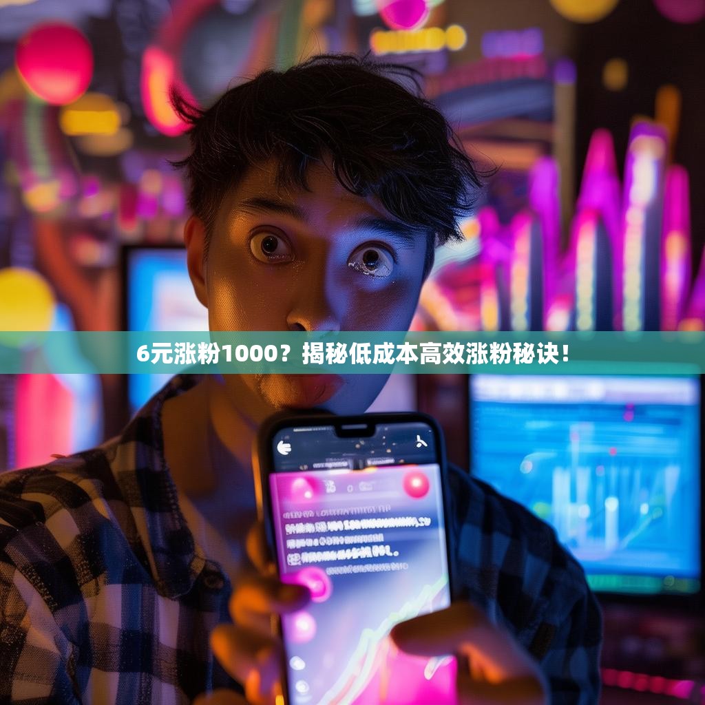 6元涨粉1000？揭秘低成本高效涨粉秘诀！