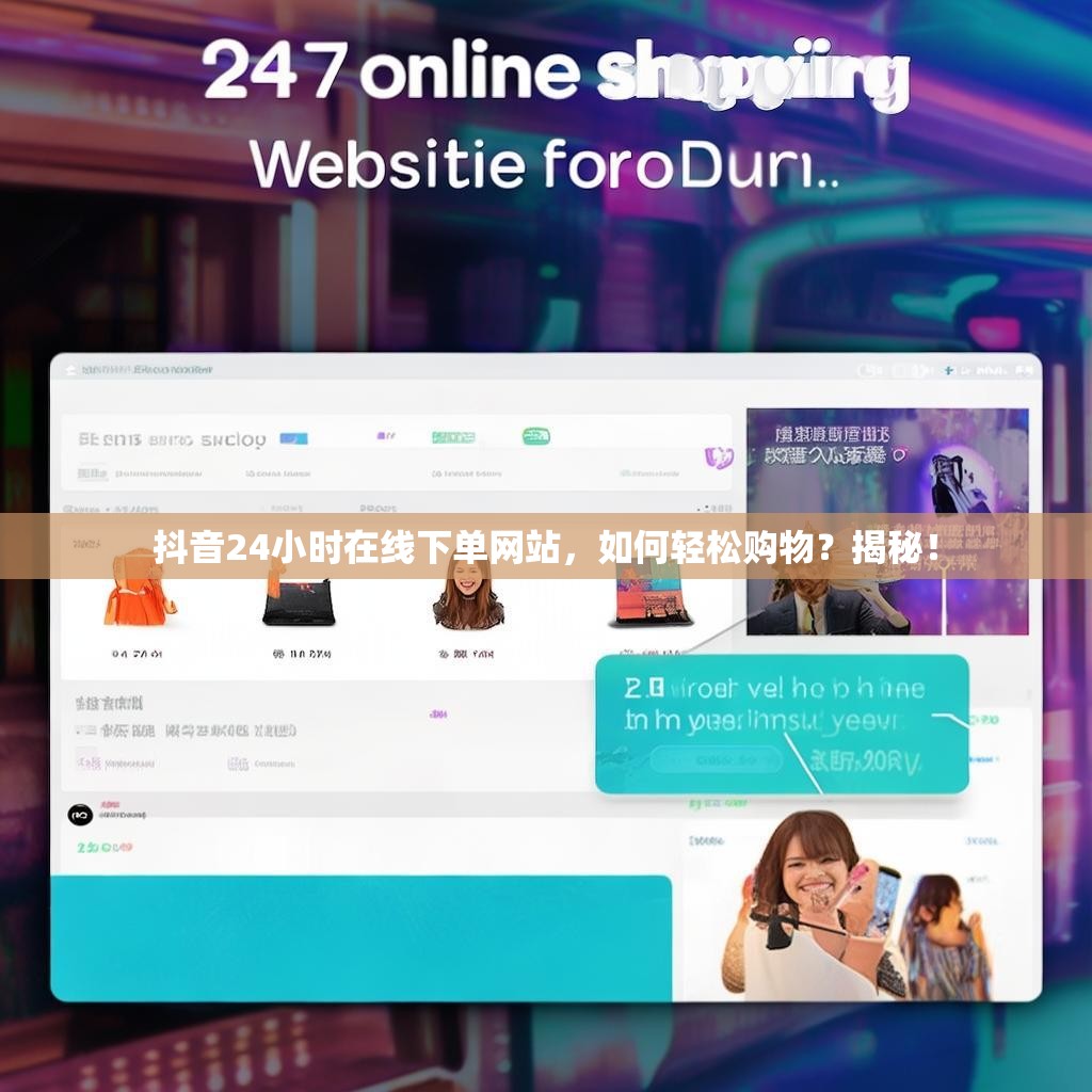抖音24小时在线下单网站，如何轻松购物？揭秘！