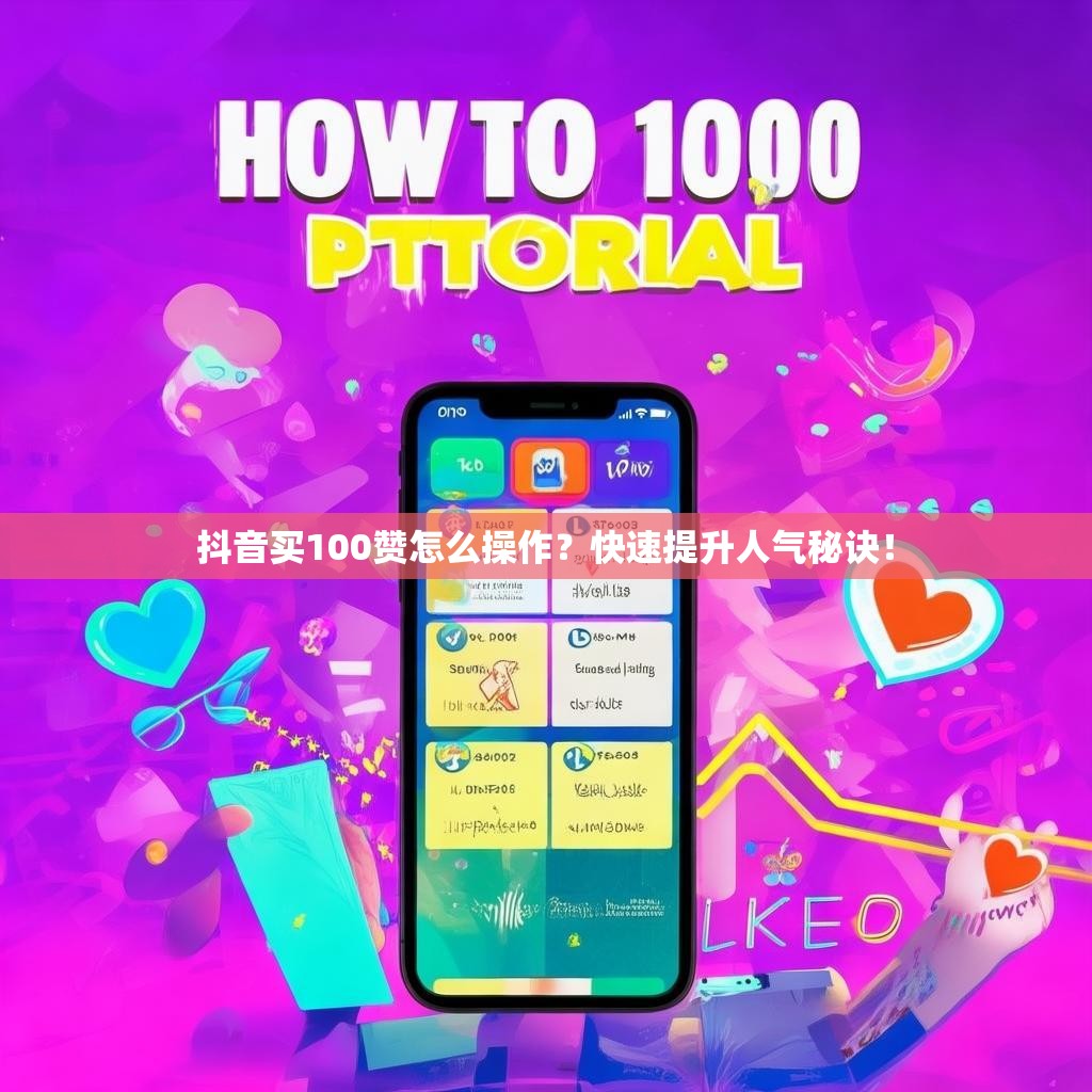抖音买100赞怎么操作？快速提升人气秘诀！