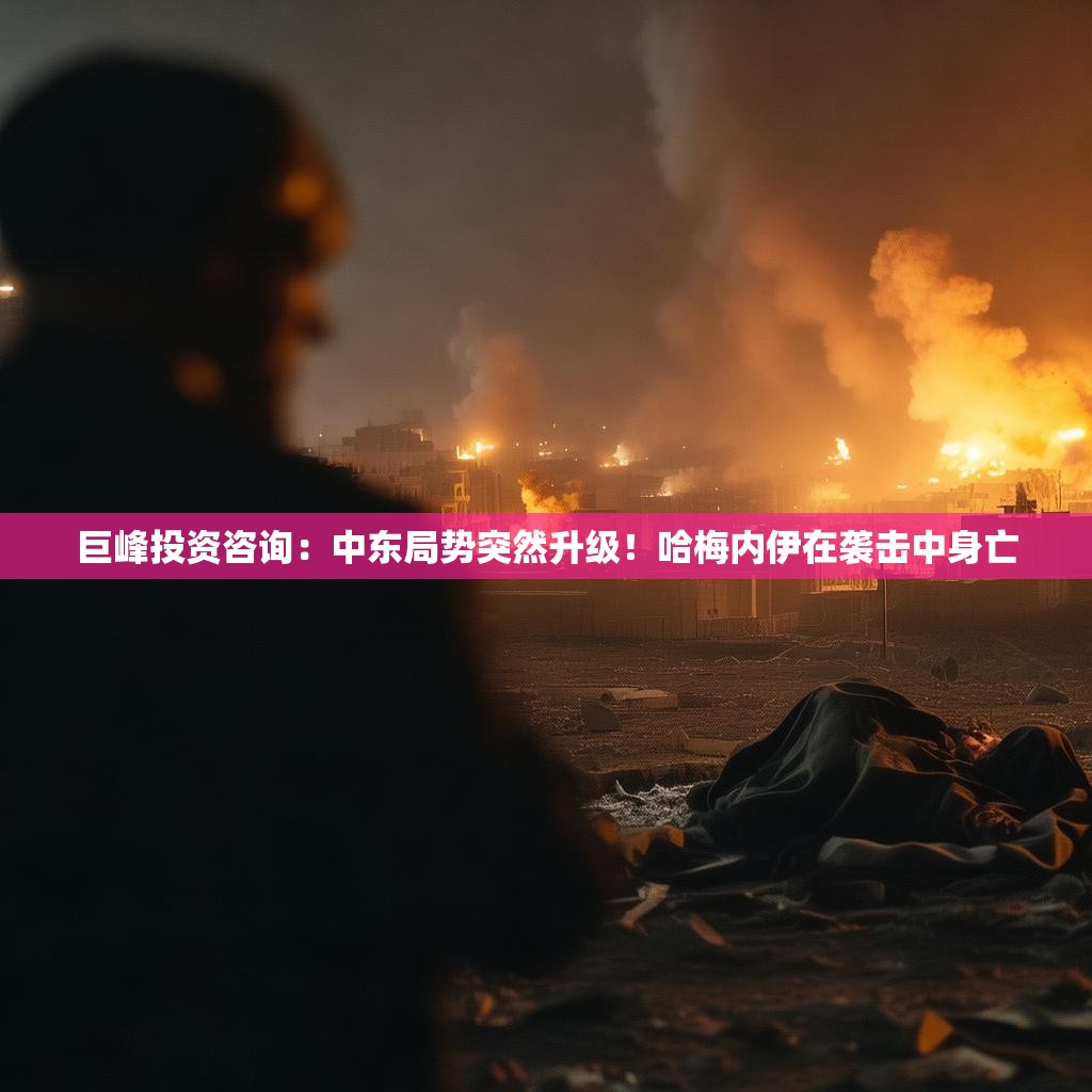 巨峰投资咨询：中东局势突然升级！哈梅内伊在袭击中身亡