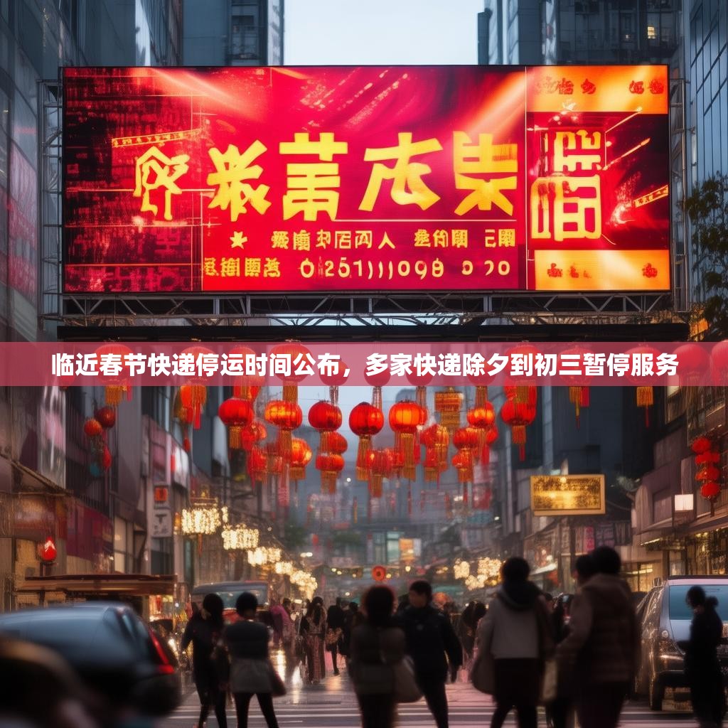 临近春节快递停运时间公布，多家快递除夕到初三暂停服务