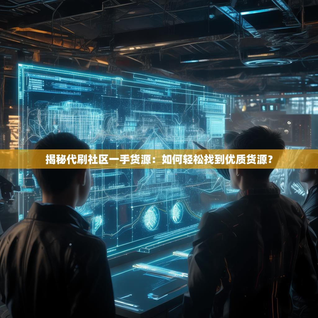 揭秘代刷社区一手货源：如何轻松找到优质货源？