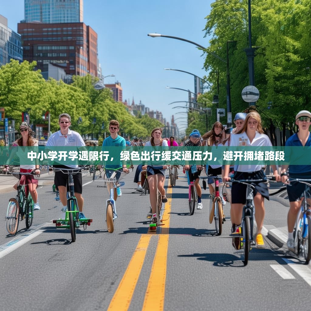 中小学开学遇限行，绿色出行缓交通压力，避开拥堵路段