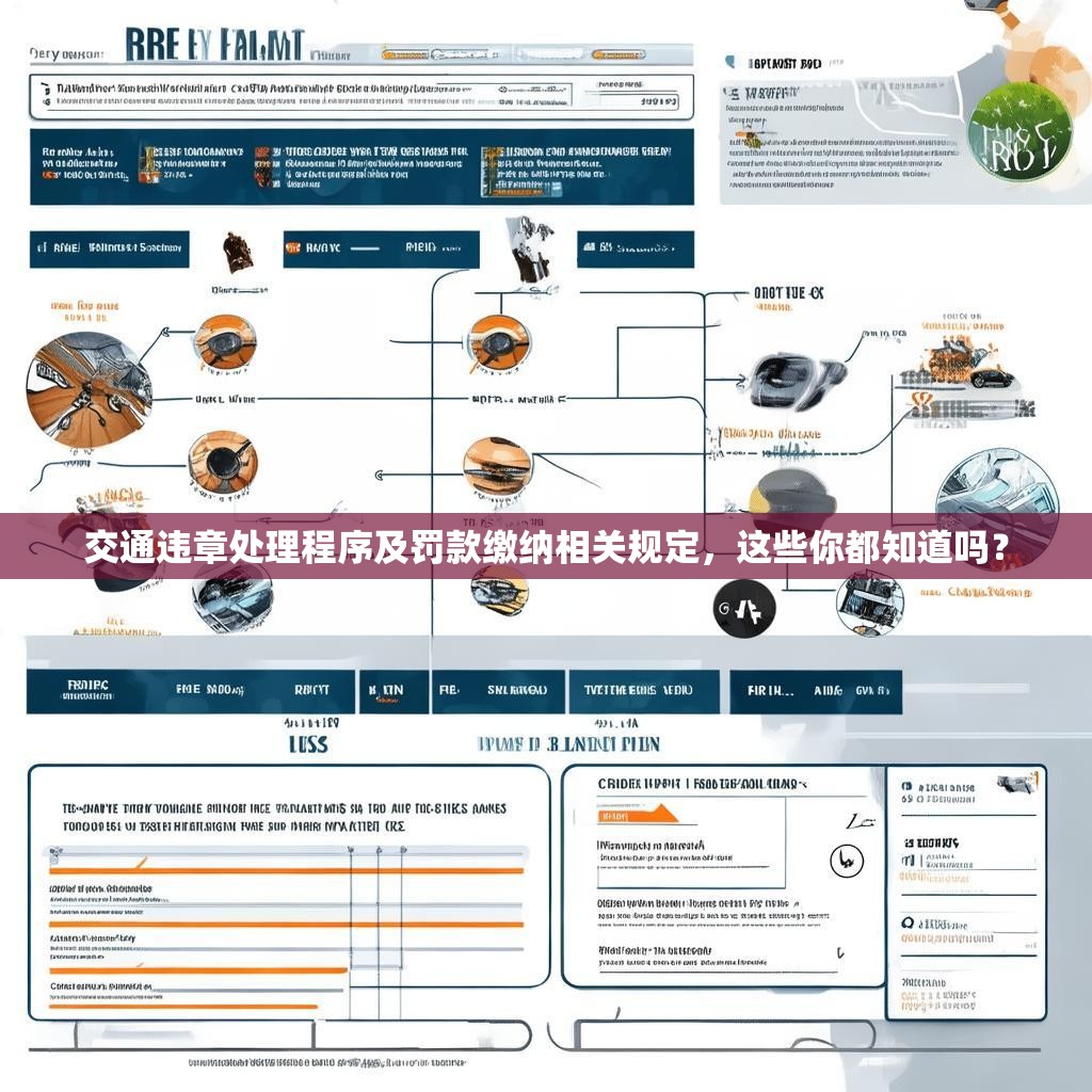 交通违章处理程序及罚款缴纳相关规定，这些你都知道吗？