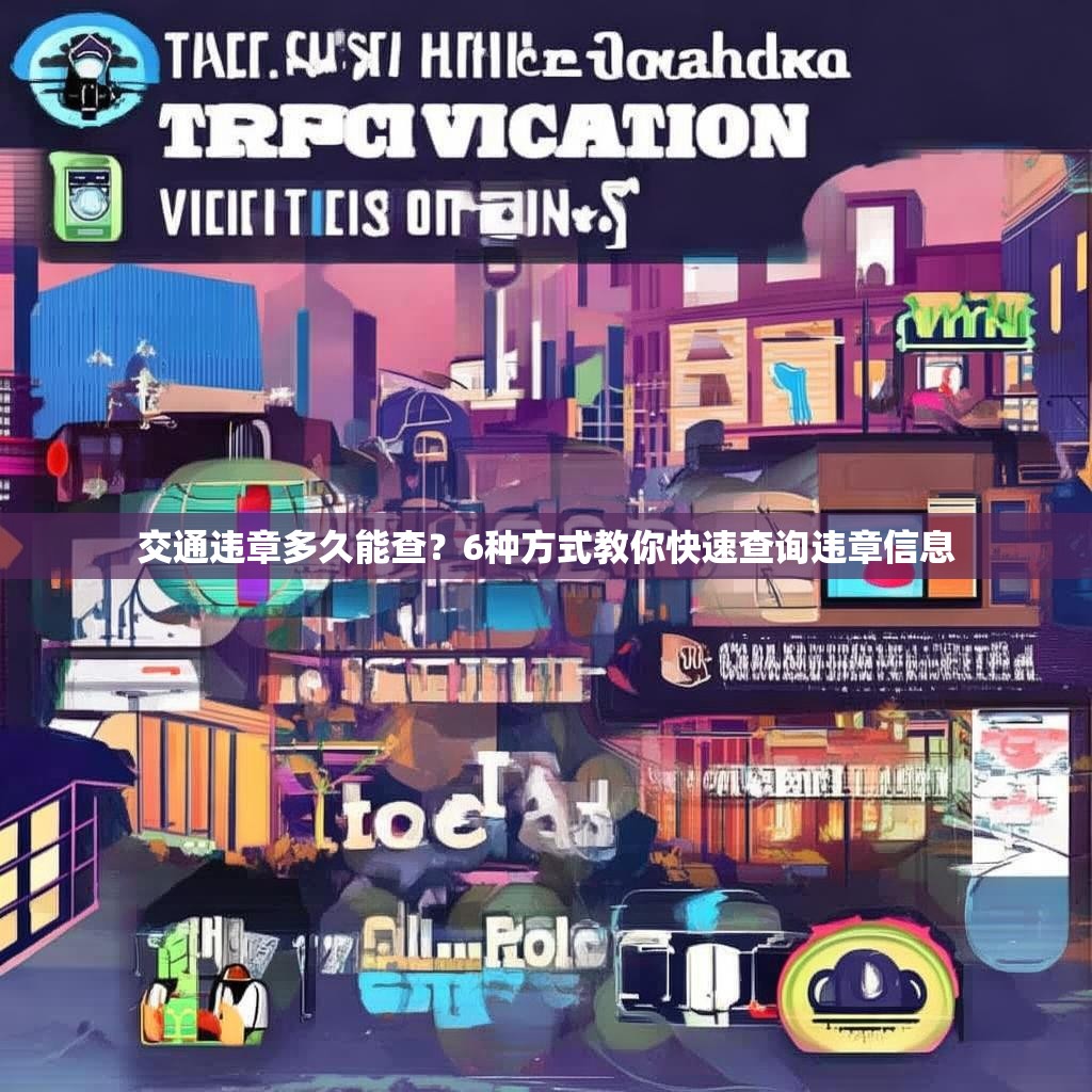 交通违章多久能查？6种方式教你快速查询违章信息