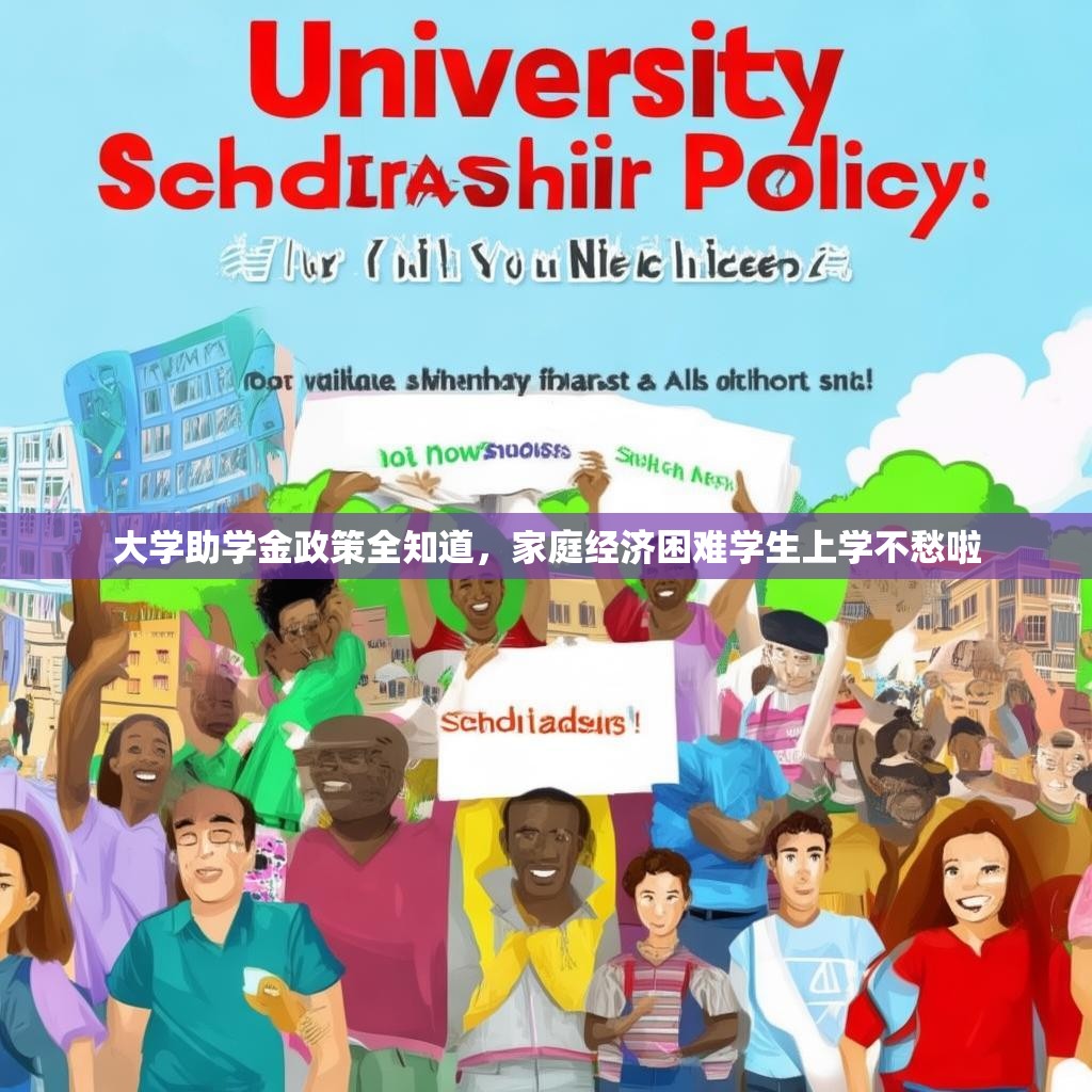 大学助学金政策全知道，家庭经济困难学生上学不愁啦