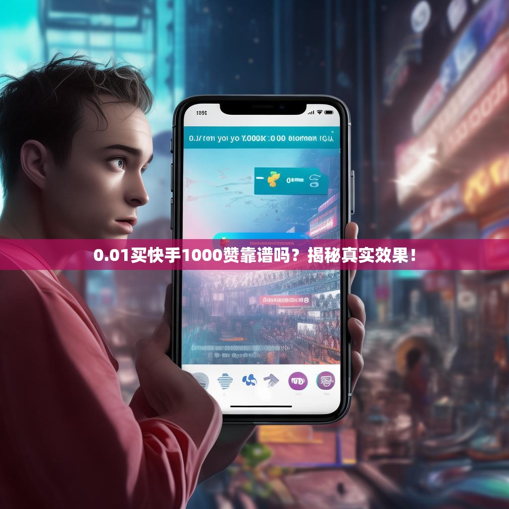 0.01买快手1000赞靠谱吗？揭秘真实效果！