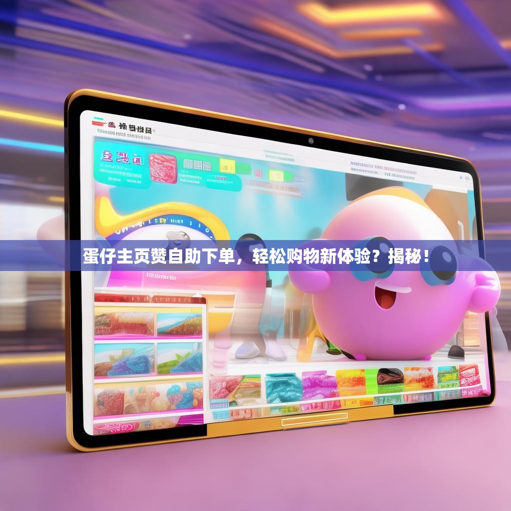 蛋仔主页赞自助下单，轻松购物新体验？揭秘！