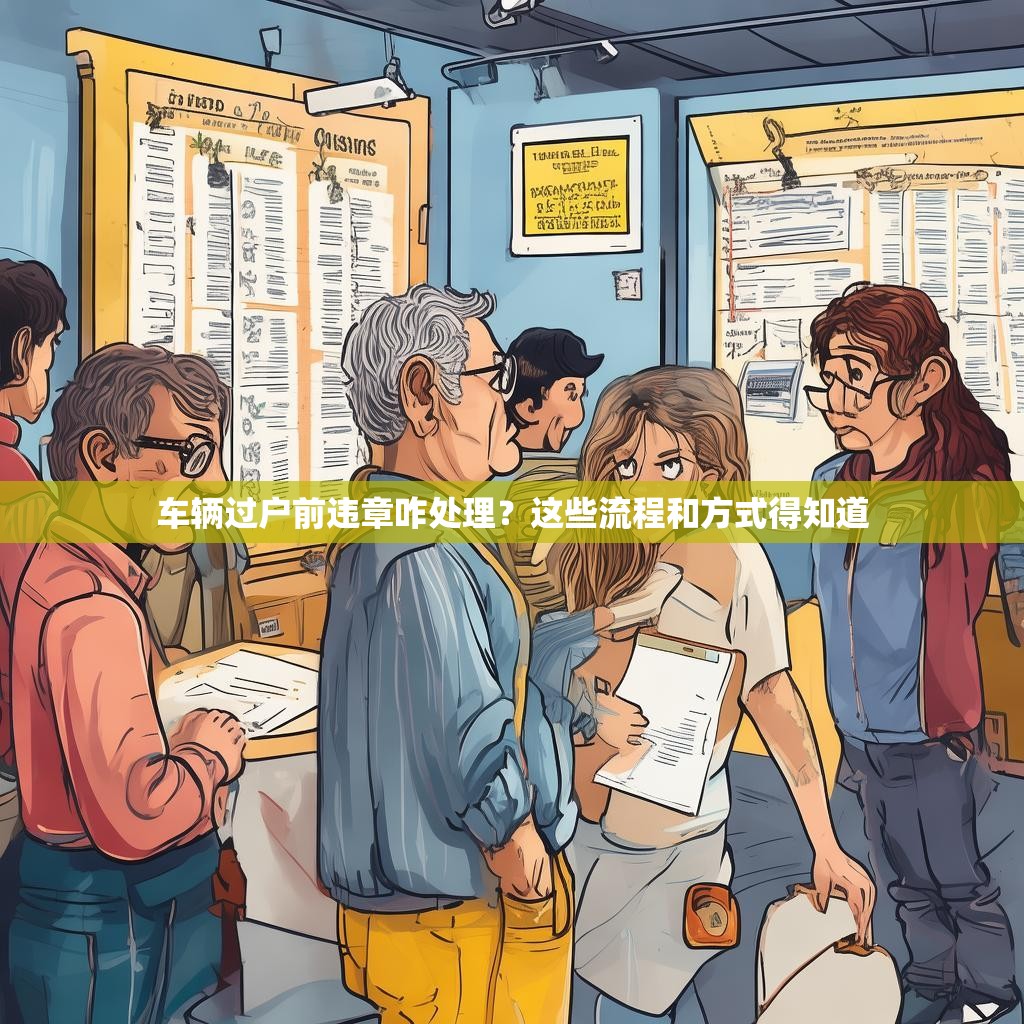 车辆过户前违章咋处理？这些流程和方式得知道
