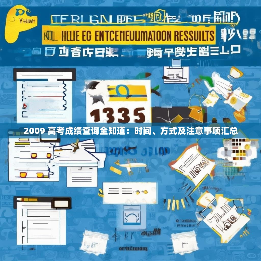 2009 高考成绩查询全知道：时间、方式及注意事项汇总