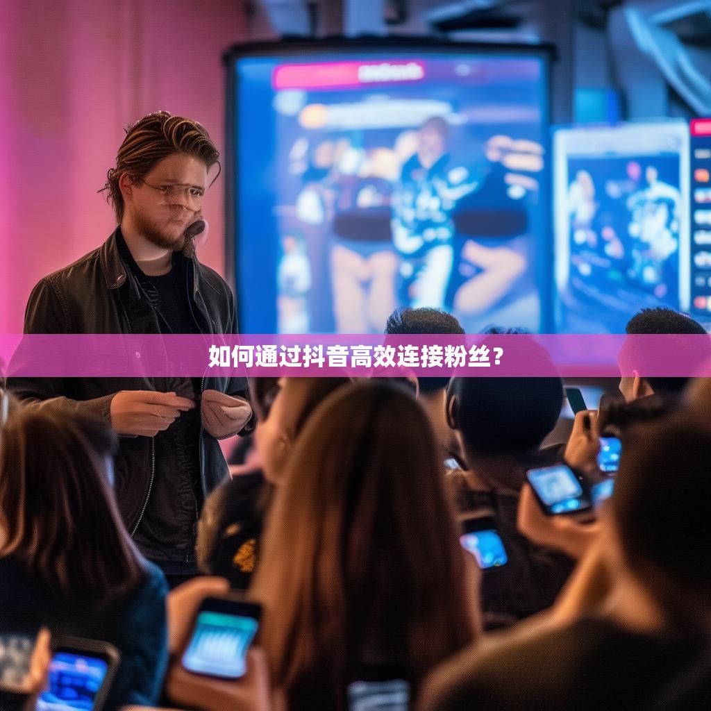 如何通过抖音高效连接粉丝？