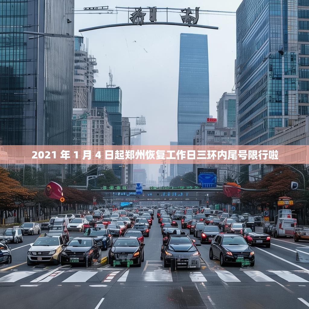 2021 年 1 月 4 日起郑州恢复工作日三环内尾号限行啦