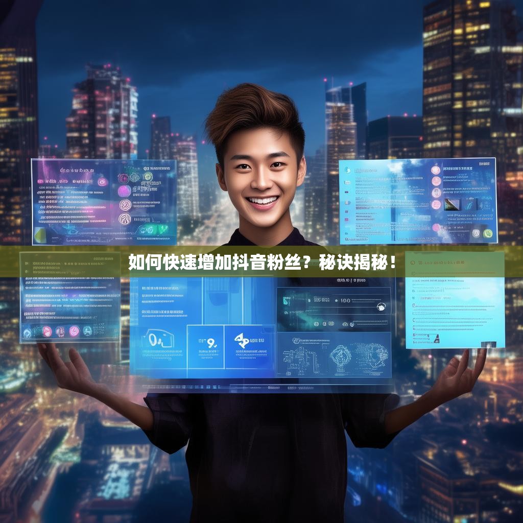 如何快速增加抖音粉丝？秘诀揭秘！