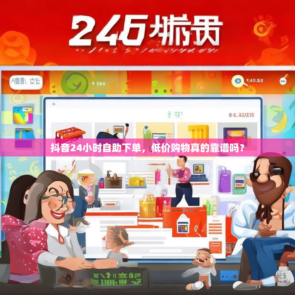 抖音24小时自助下单，低价购物真的靠谱吗？