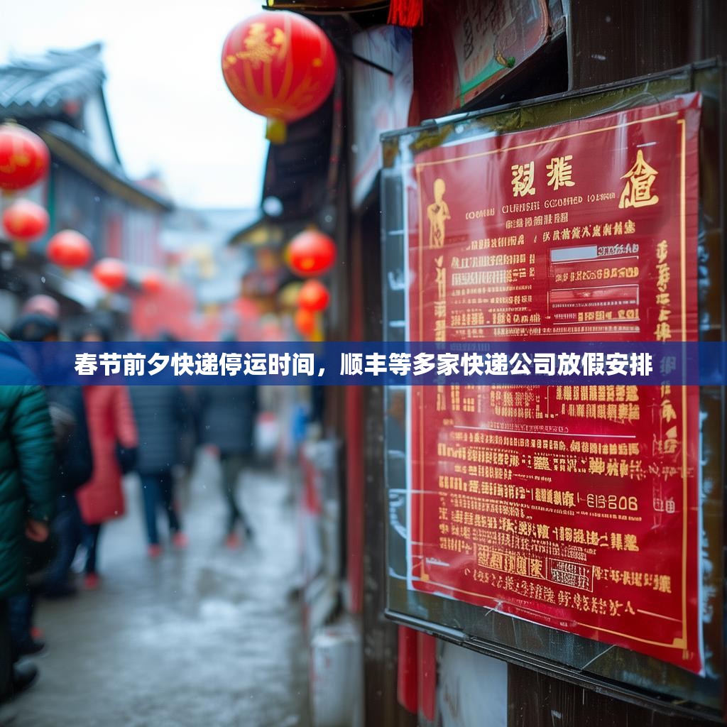 春节前夕快递停运时间，顺丰等多家快递公司放假安排