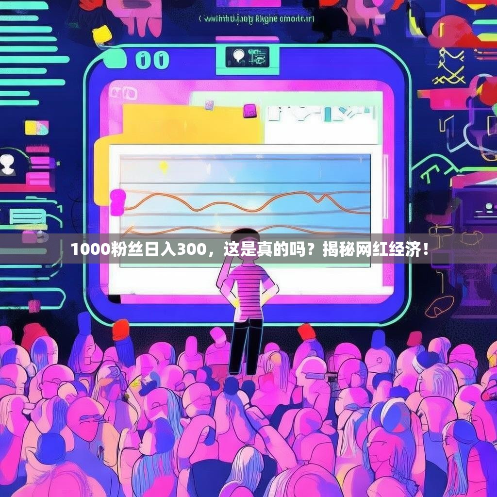 1000粉丝日入300,这是真的吗?揭秘网红经济!