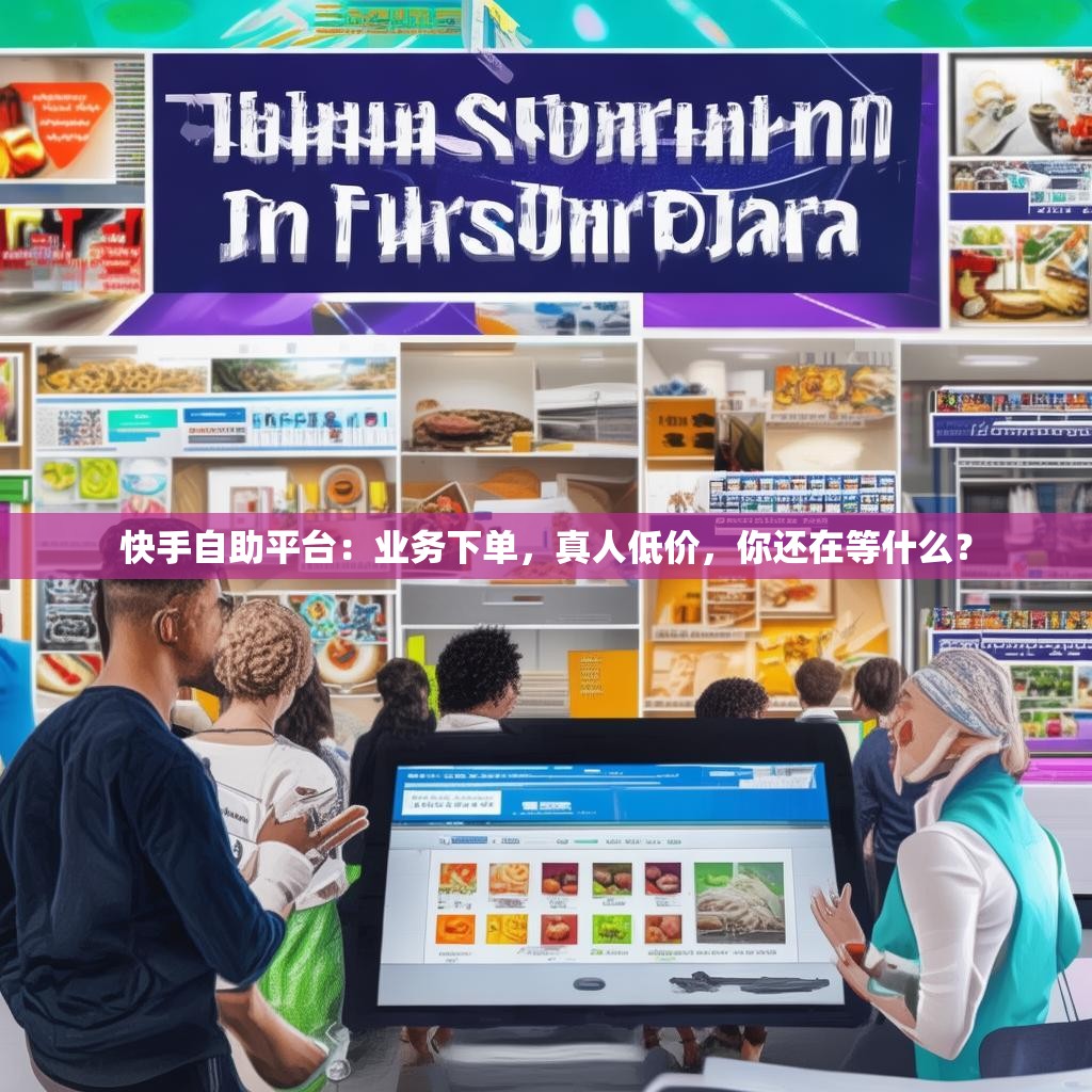 快手自助平台：业务下单，真人低价，你还在等什么？
